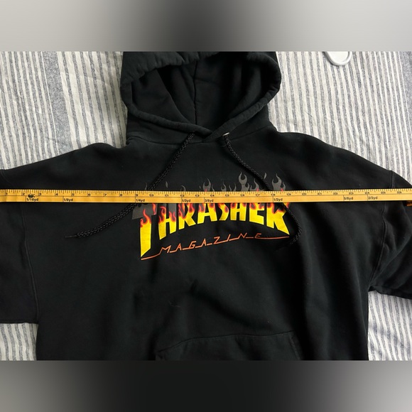 Thrasher BBQ Logo Hoodie Black Men’s Large - Picture 4 of 6